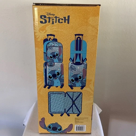 Stitch 2- piece Luggage Set with Backpack & Tag - Spinner Wheels Hard-Sided - Picture 6 of 8